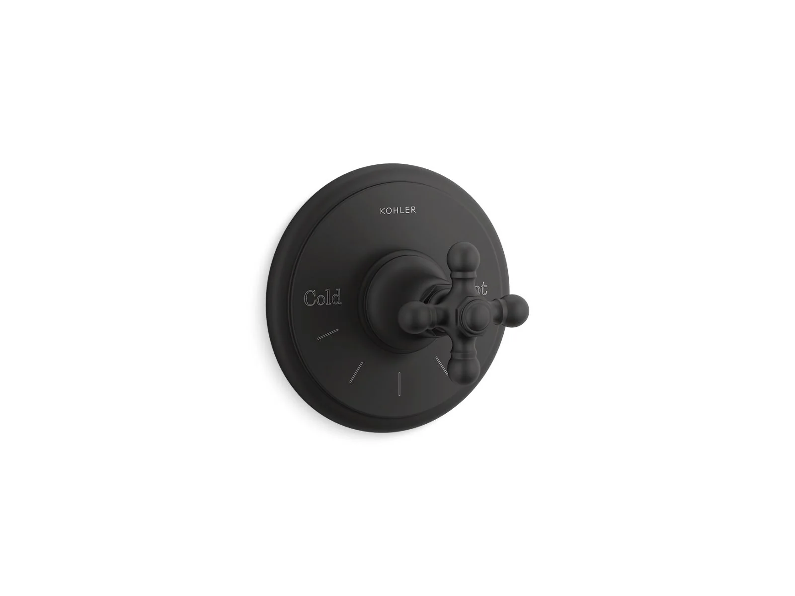 KOHLER K-T72769-3 Artifacts MasterShower temperature control valve trim with cross handle - Image 9
