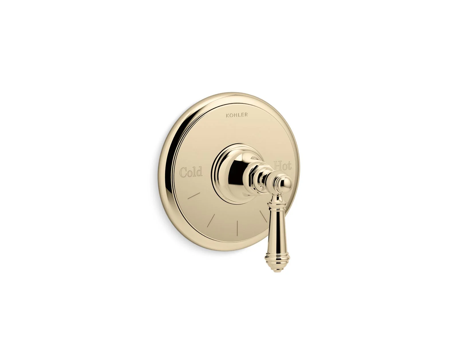 KOHLER K-T72769-4 Artifacts MasterShower temperature control valve trim with lever handle - Image 3