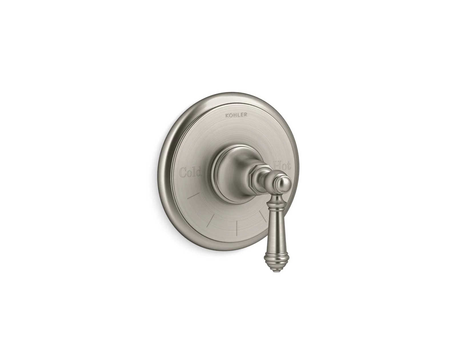 KOHLER K-T72769-4 Artifacts MasterShower temperature control valve trim with lever handle - Image 4