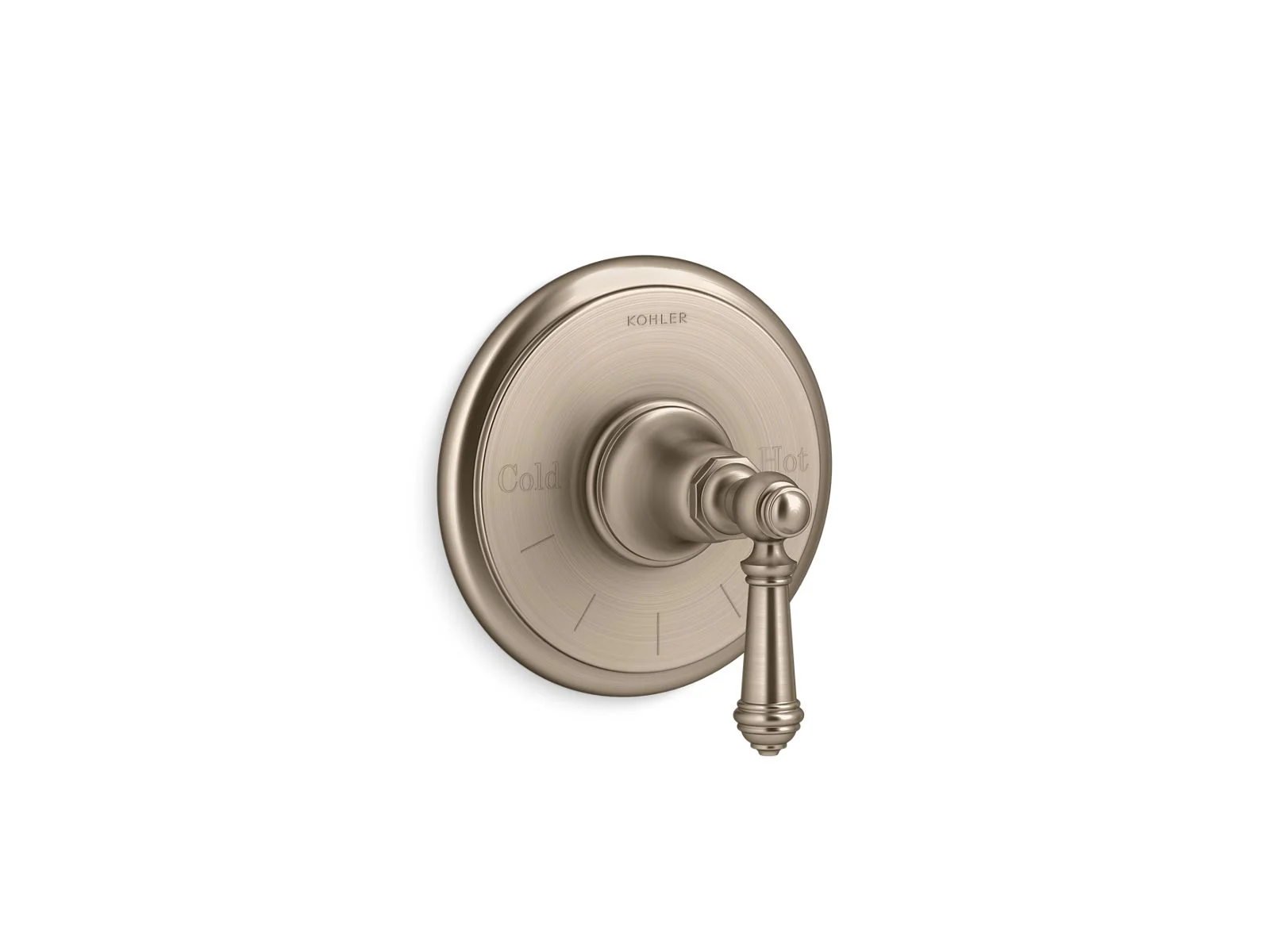 KOHLER K-T72769-4 Artifacts MasterShower temperature control valve trim with lever handle - Image 5