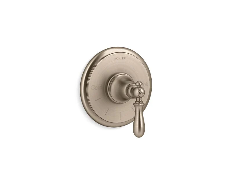 KOHLER K-T72769-9M Artifacts Thermostatic valve trim with swing lever handle - Image 3