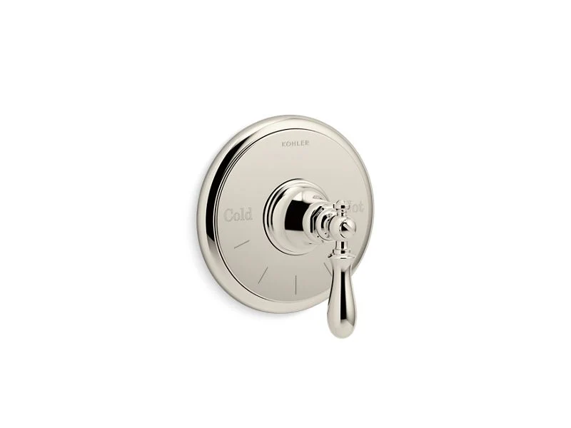 KOHLER K-T72769-9M Artifacts Thermostatic valve trim with swing lever handle - Image 5