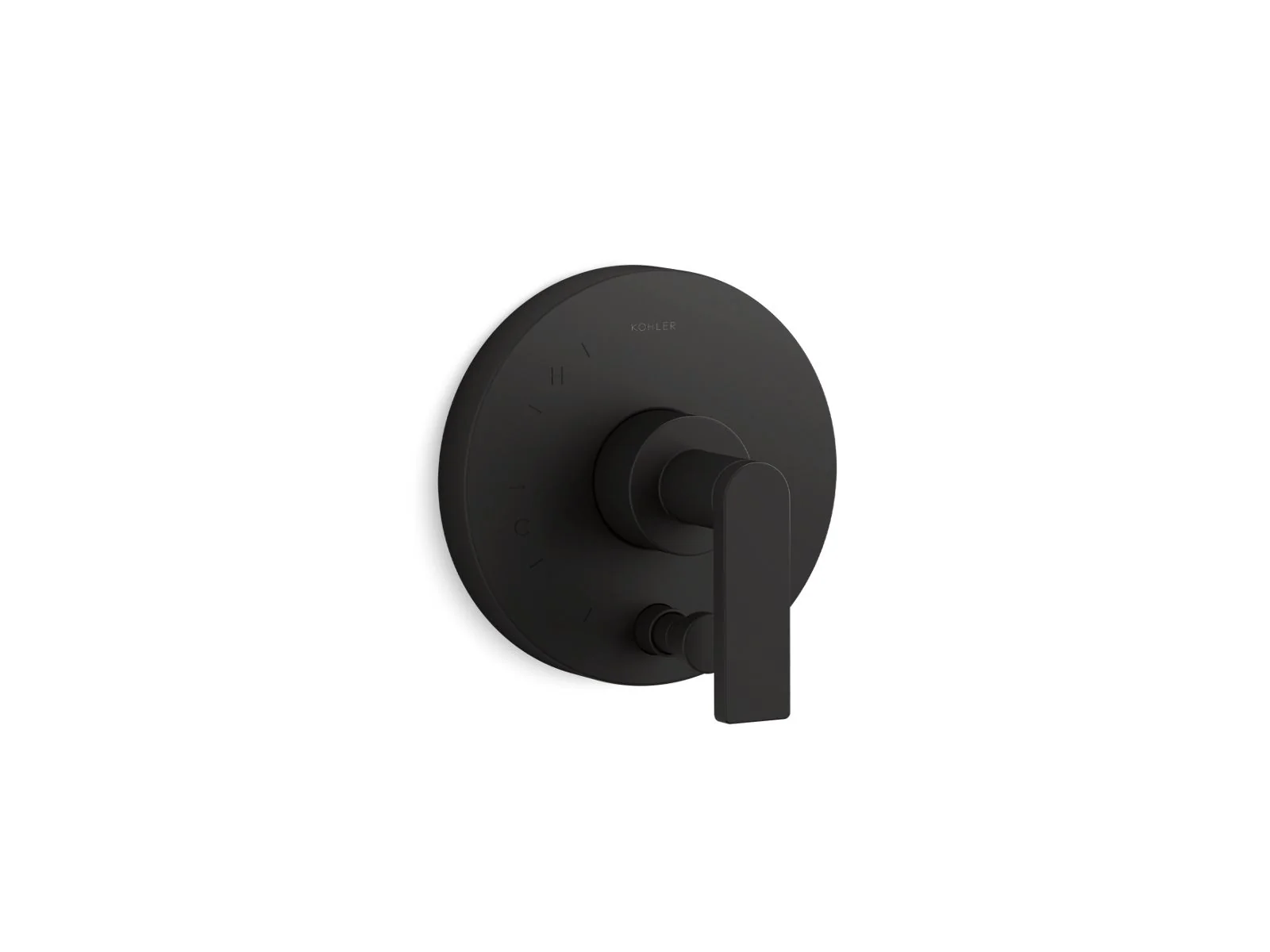 KOHLER K-T73117-4 Composed Rite-Temp valve trim with push-button diverter and lever handle - Image 2