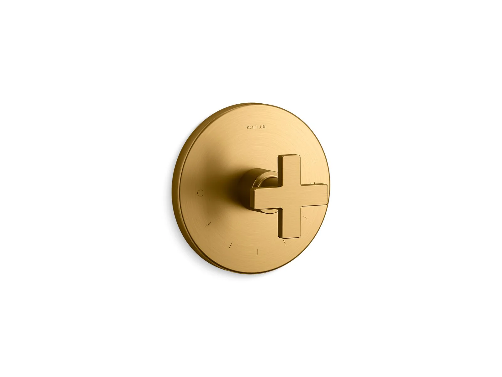 KOHLER K-T73133-3 Composed MasterShower temperature control valve trim with cross handle - Image 7