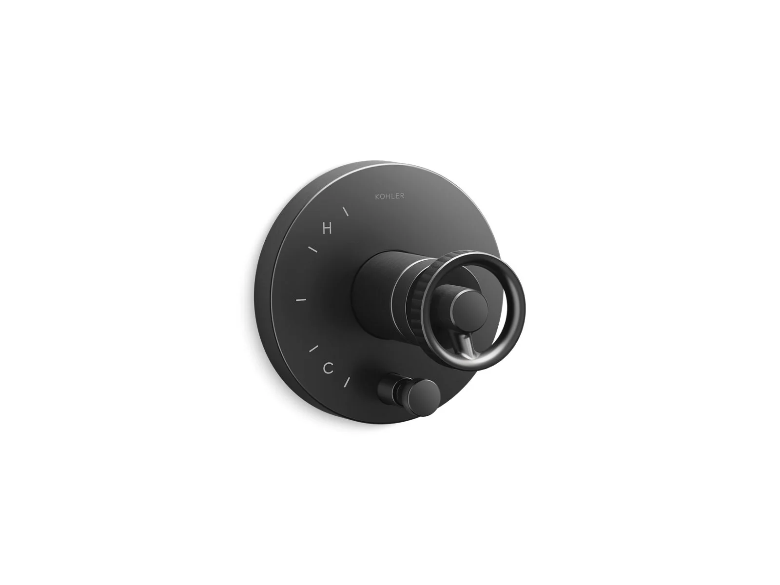 KOHLER K-T78016-9 Components Rite-Temp valve trim with Industrial handle and diverter