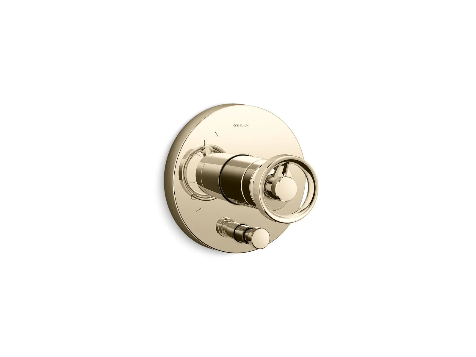 KOHLER K-T78016-9 Components Rite-Temp valve trim with Industrial handle and diverter - Image 3