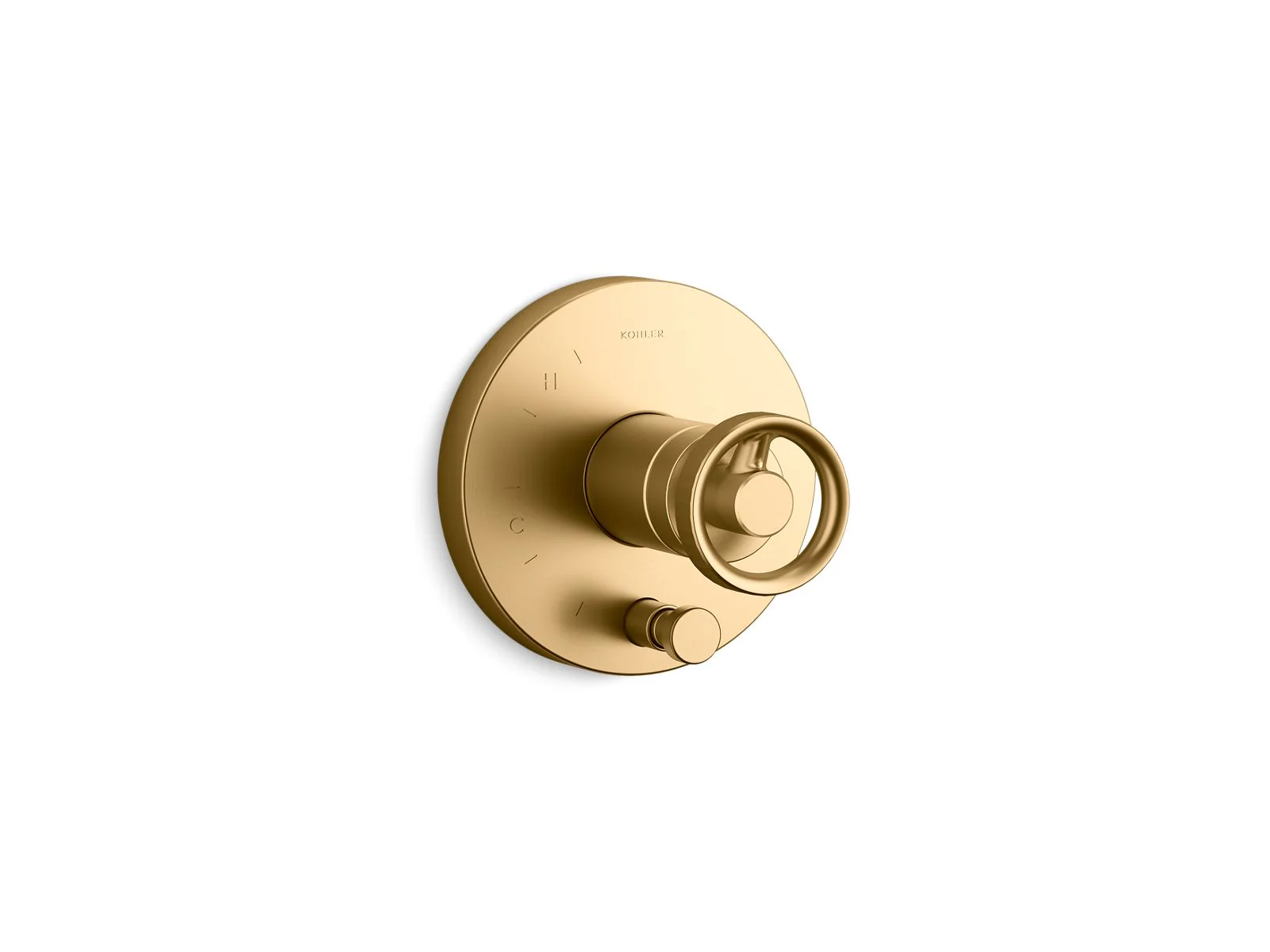 KOHLER K-T78016-9 Components Rite-Temp valve trim with Industrial handle and diverter - Image 9