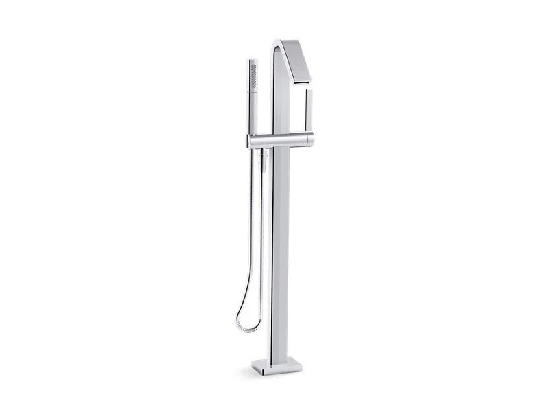 KOHLER K-T97330-4 Loure Floor-mount bath filler trim with handshower - Image 2