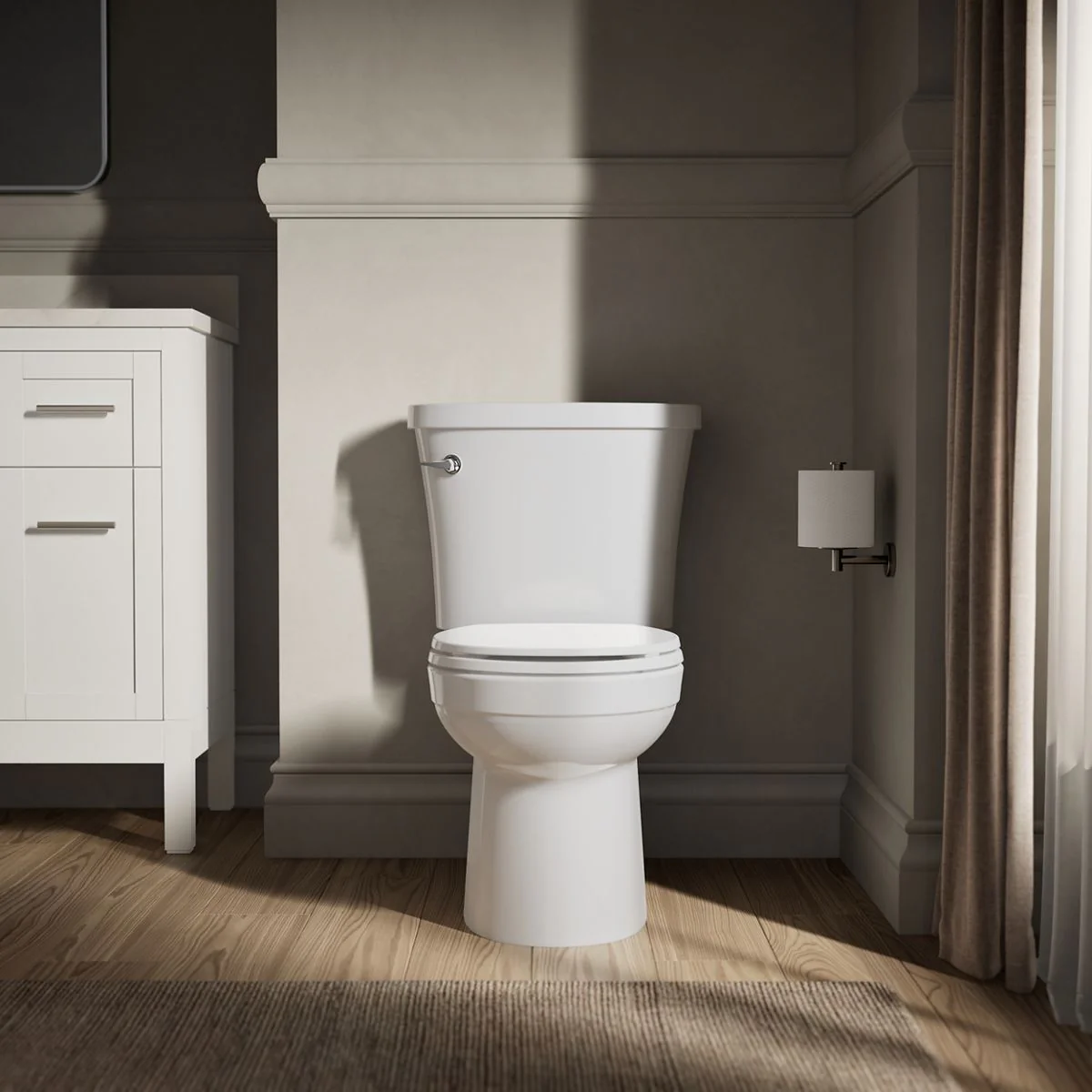 KOHLER K-25097-T Kingston Two-piece round-front toilet, 1.28 gpf - Image 6