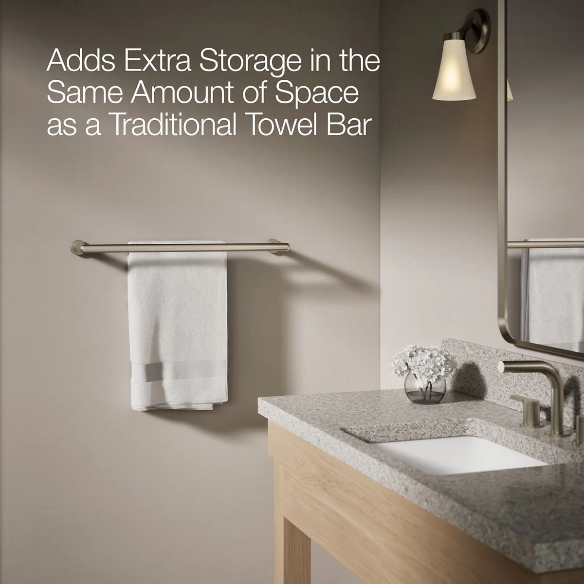 KOHLER K-97890 Kumin 24" double towel bar - Image 12