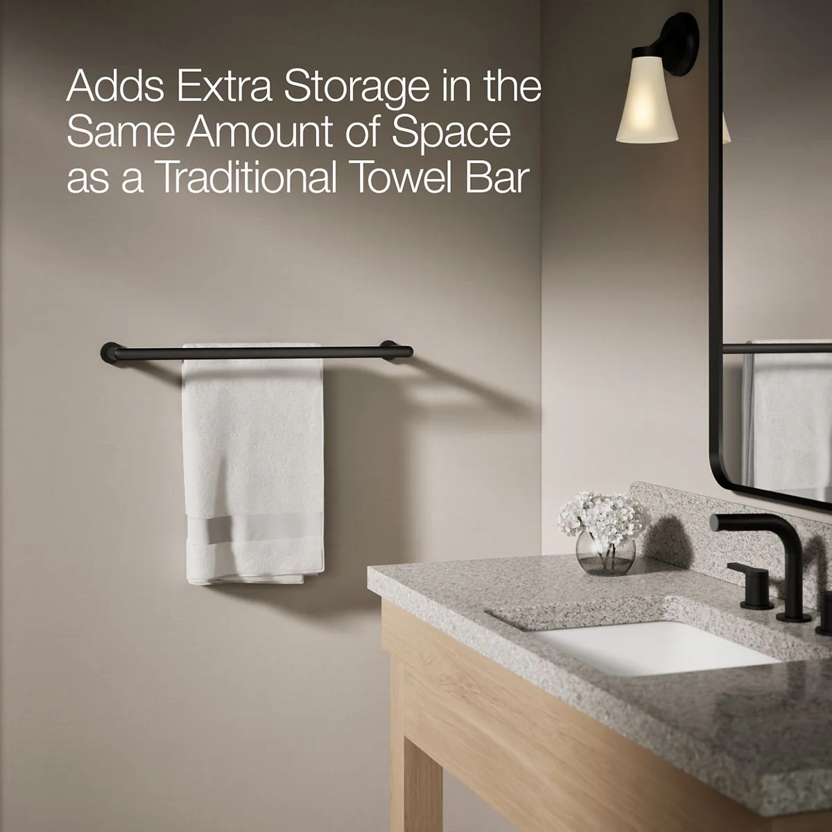 KOHLER K-97890 Kumin 24" double towel bar - Image 7