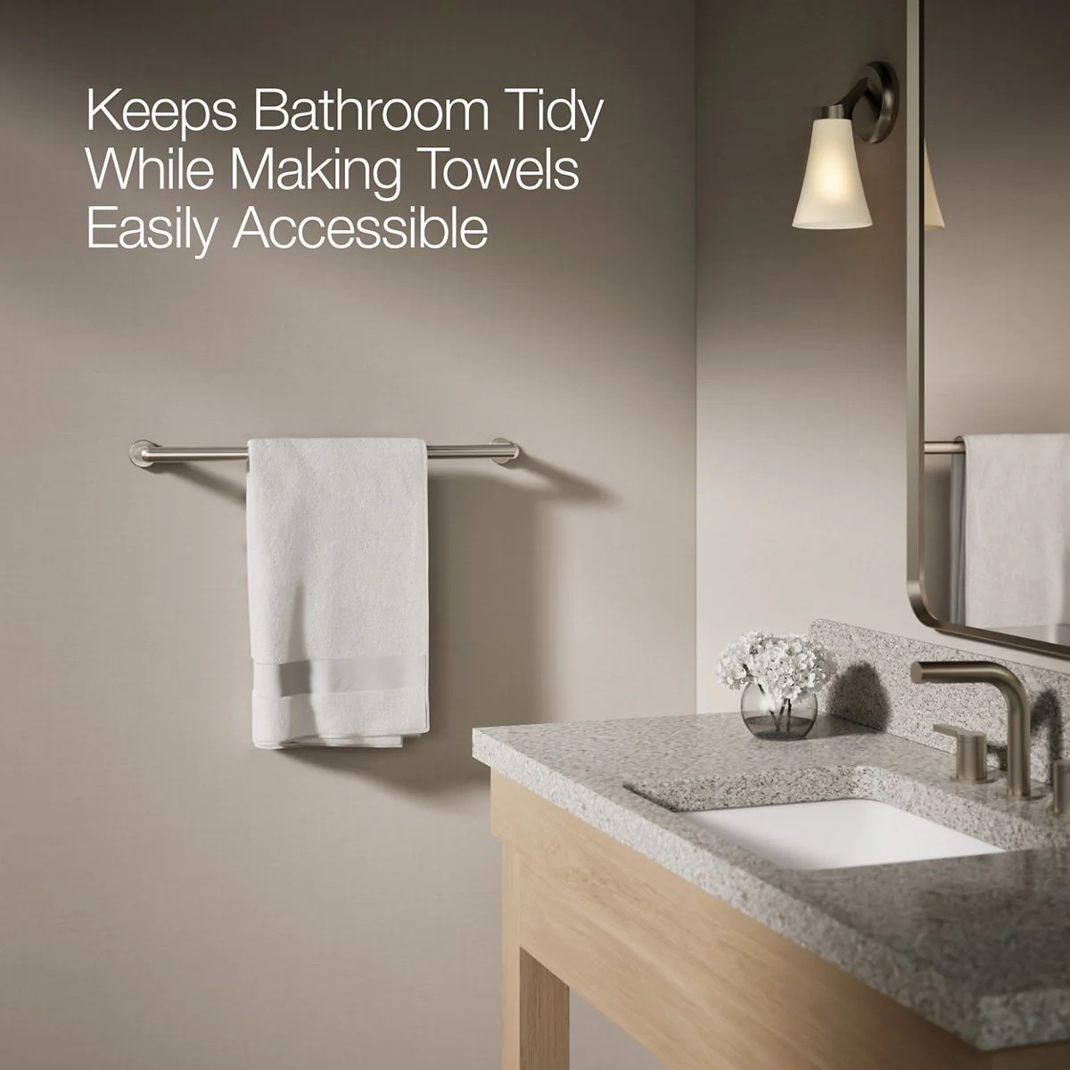 KOHLER K-97882 Kumin 24" towel bar - Image 12