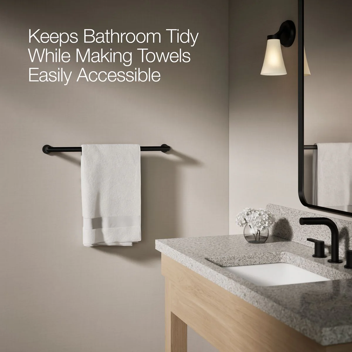 KOHLER K-97882 Kumin 24" towel bar - Image 7