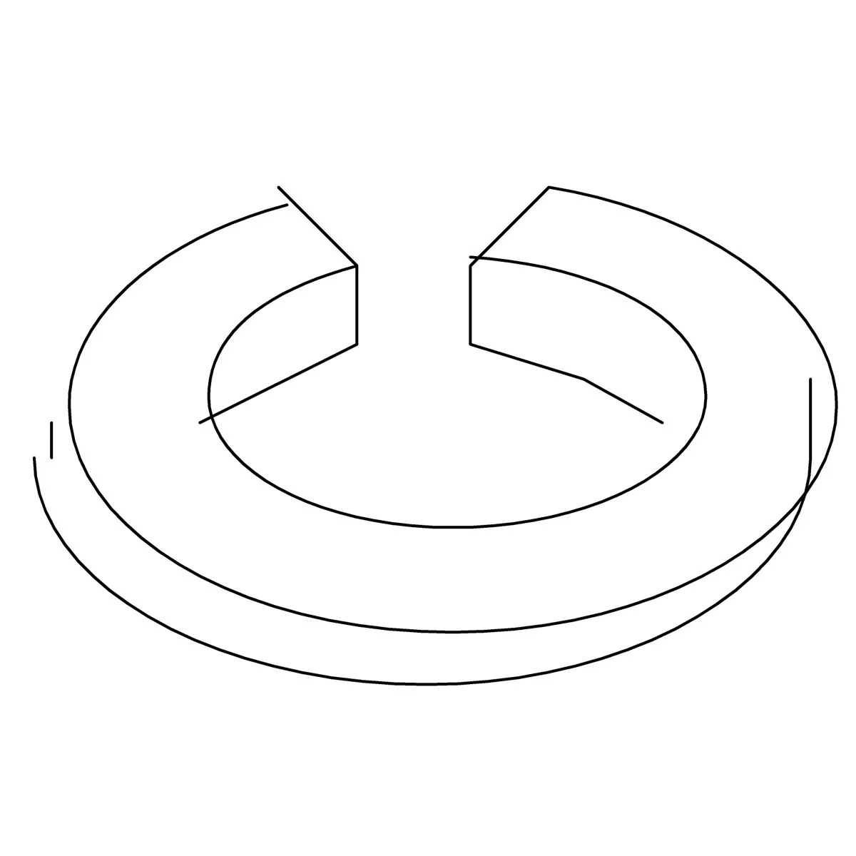 KOHLER K-65218 Lock Washer, 1/4