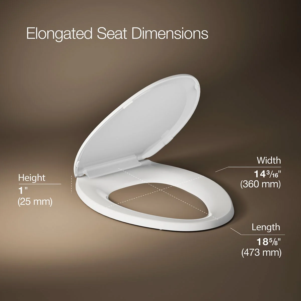KOHLER K-4652 Lustra Quick-Release elongated toilet seat - Image 74