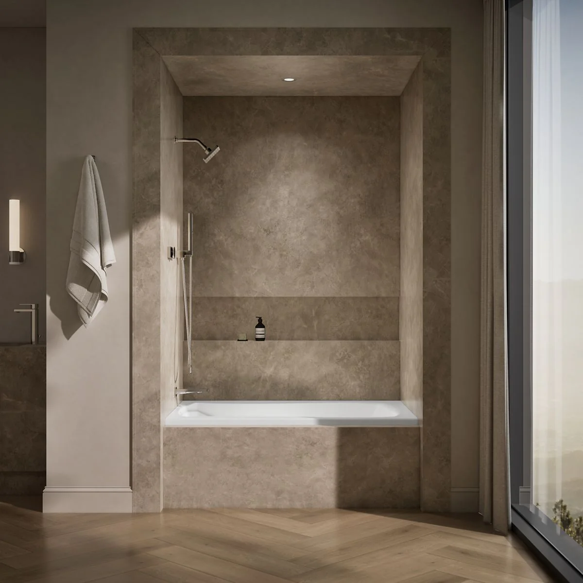 KOHLER K-1242-L Mariposa 60" x 36" alcove bath, left drain - Image 7