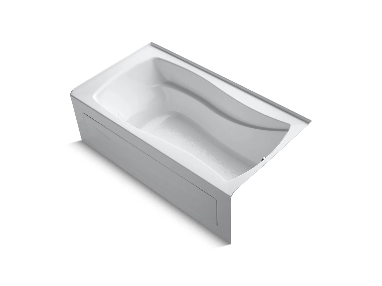 KOHLER K-1229-RAW Mariposa 66" x 36" alcove bath with Bask heated surface, right drain - Image 3