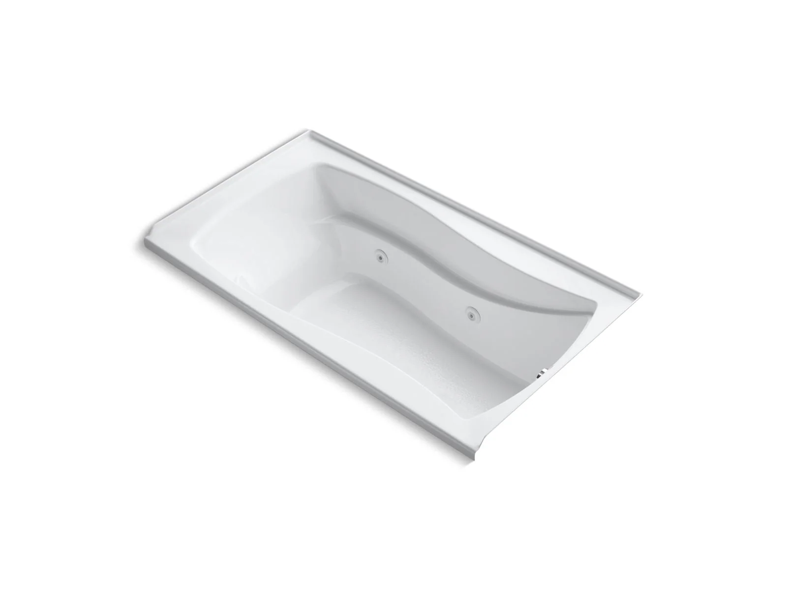 KOHLER K-1224-R Mariposa 66" x 36" alcove whirlpool, right drain - Image 2