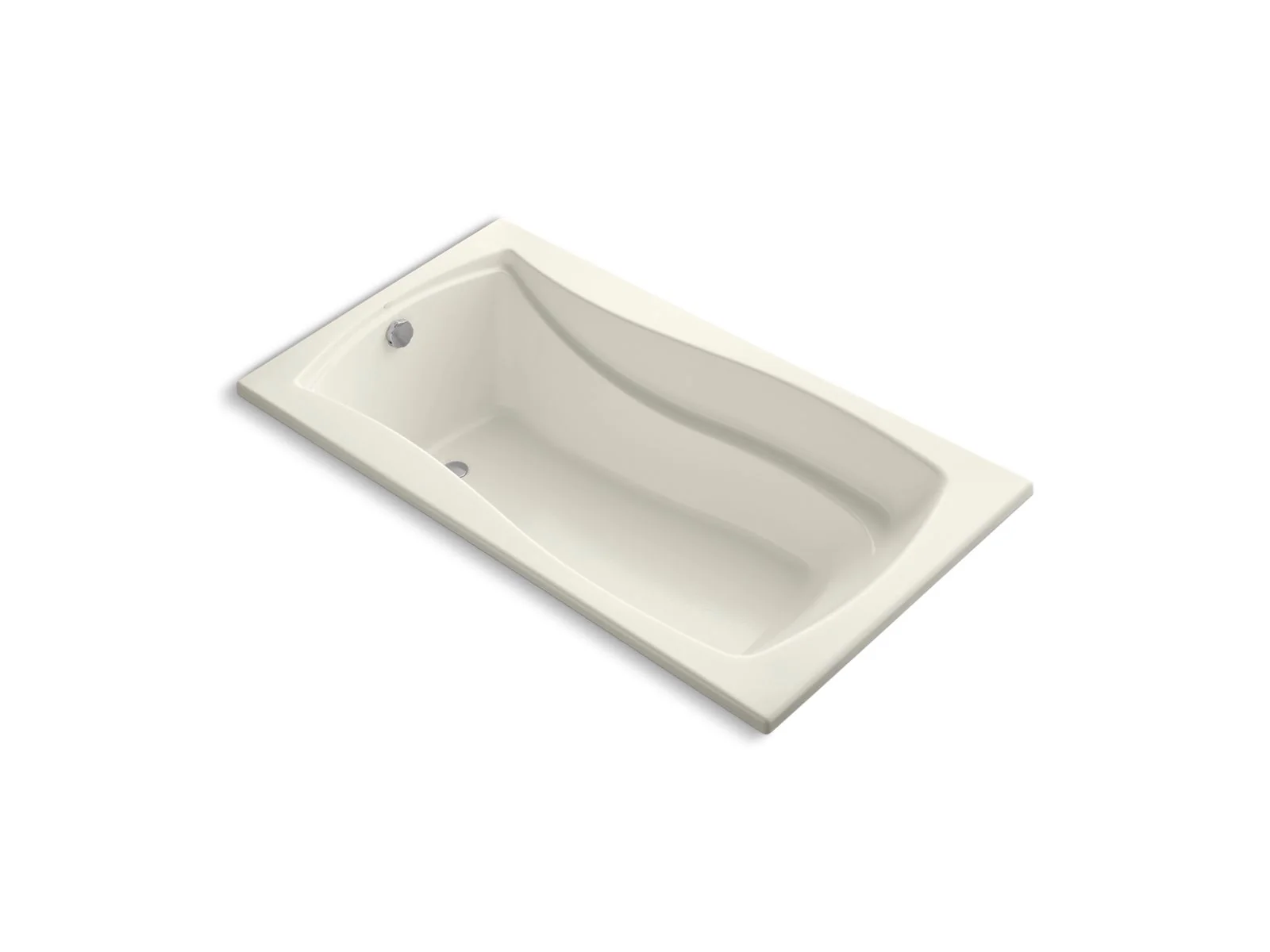 KOHLER K-1229-W1 Mariposa 66" x 36" drop-in bath with Bask heated surface - Image 2