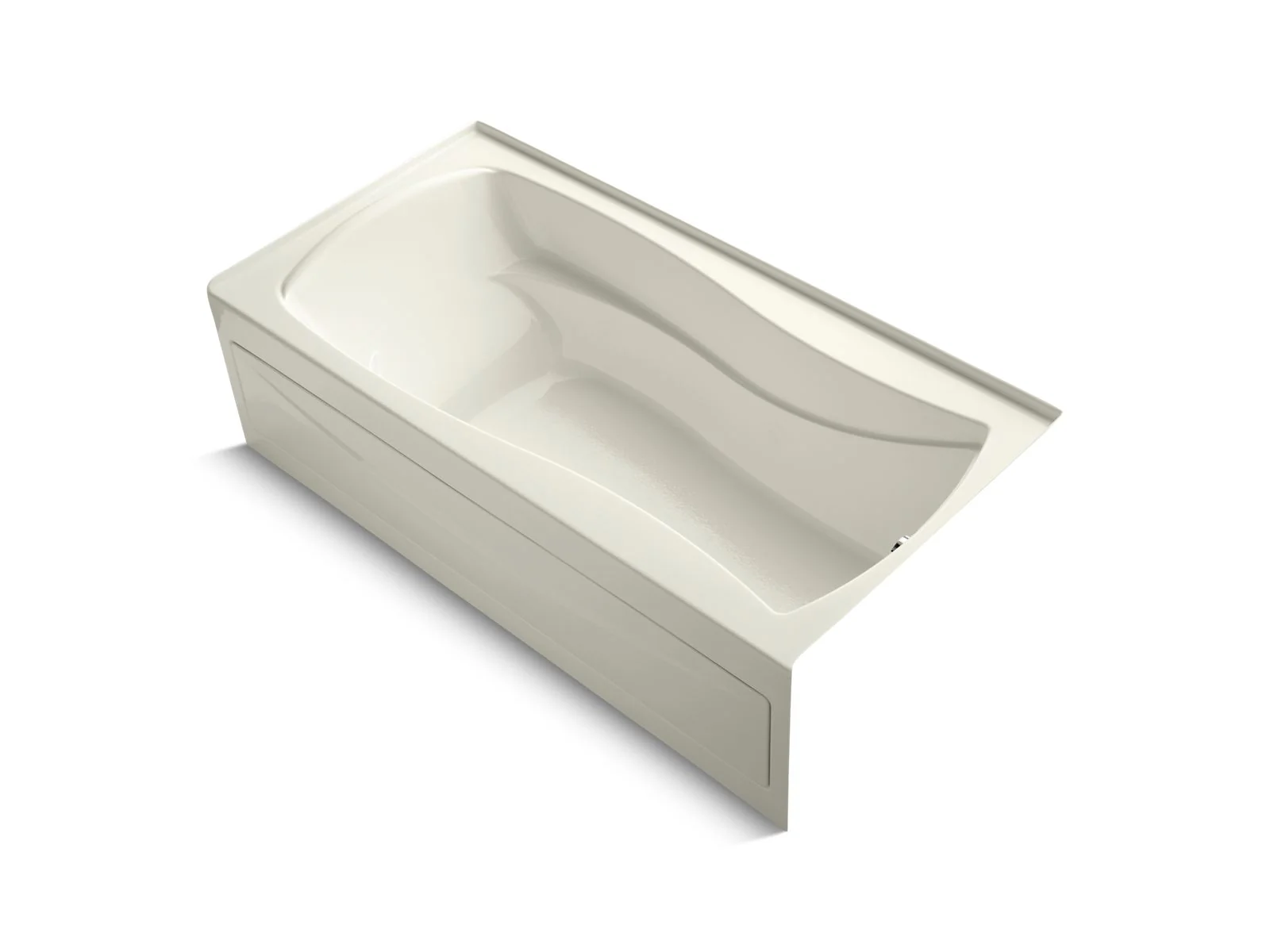 KOHLER K-1259-RAW Mariposa 72" x 36" alcove bath with Bask heated surface, right drain - Image 2