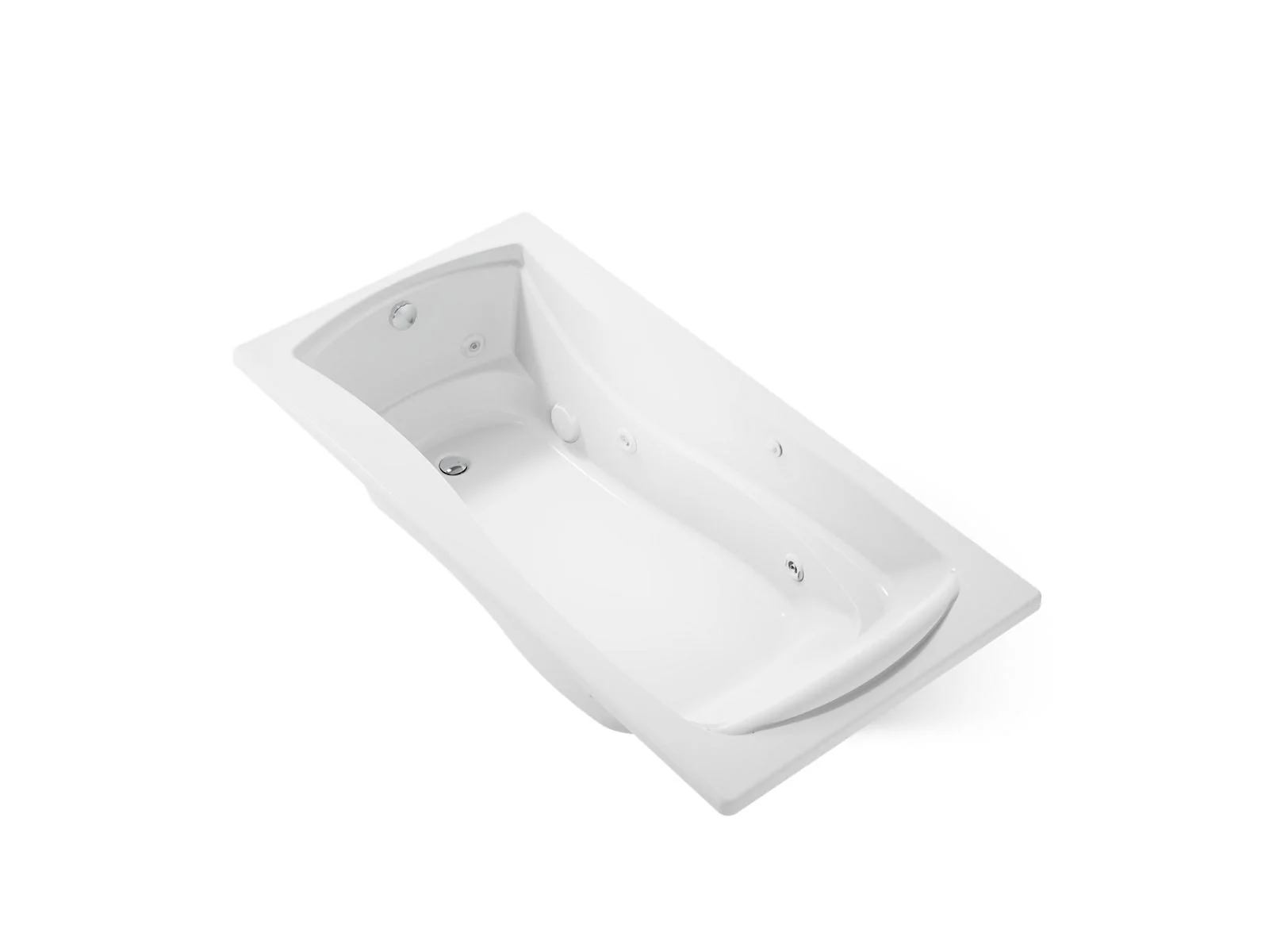 KOHLER K-1257-CB Mariposa 72" x 36" drop-in whirlpool bath - Image 4