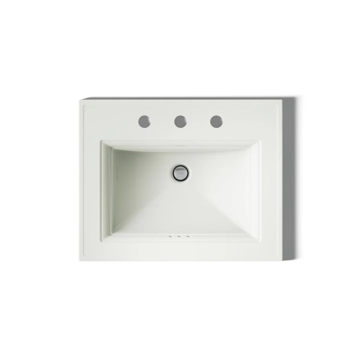 KOHLER K-2337-8 Memoirs 22-3/4" rectangular drop-in bathroom sink - Image 11