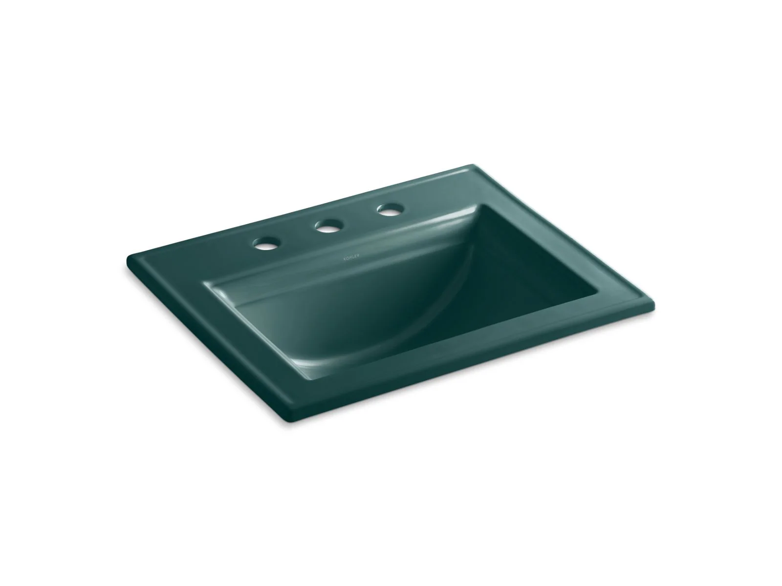 KOHLER K-2337-8 Memoirs 22-3/4" rectangular drop-in bathroom sink - Image 2