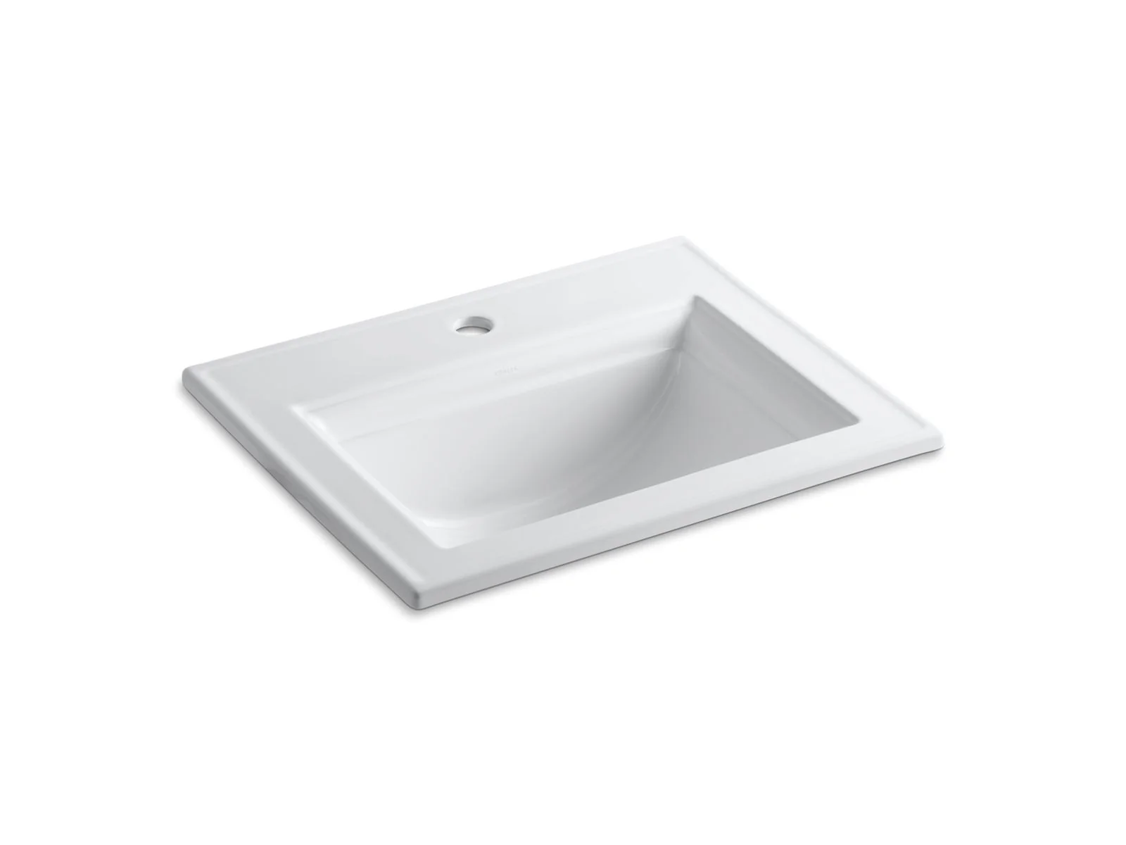 KOHLER K-2337-1 Memoirs 22-3/4" rectangular drop-in bathroom sink