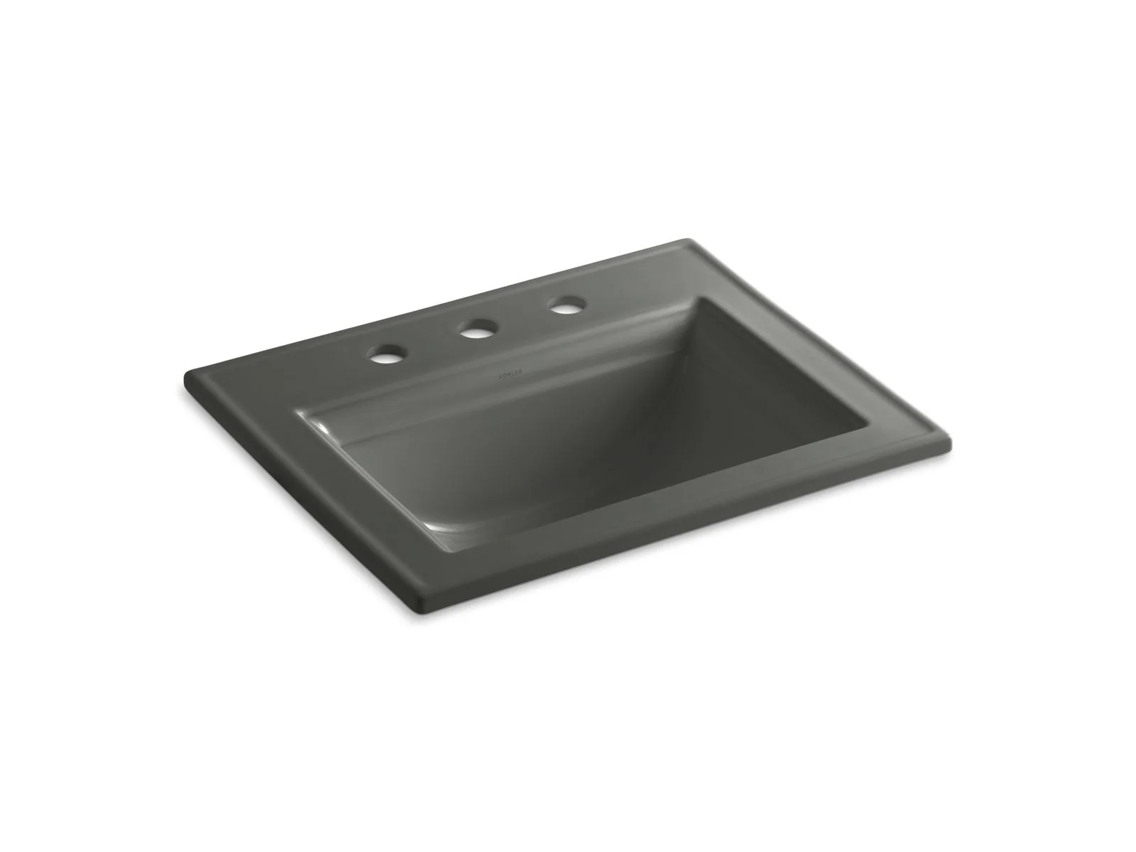 KOHLER K-2337-8 Memoirs 22-3/4" rectangular drop-in bathroom sink - Image 4