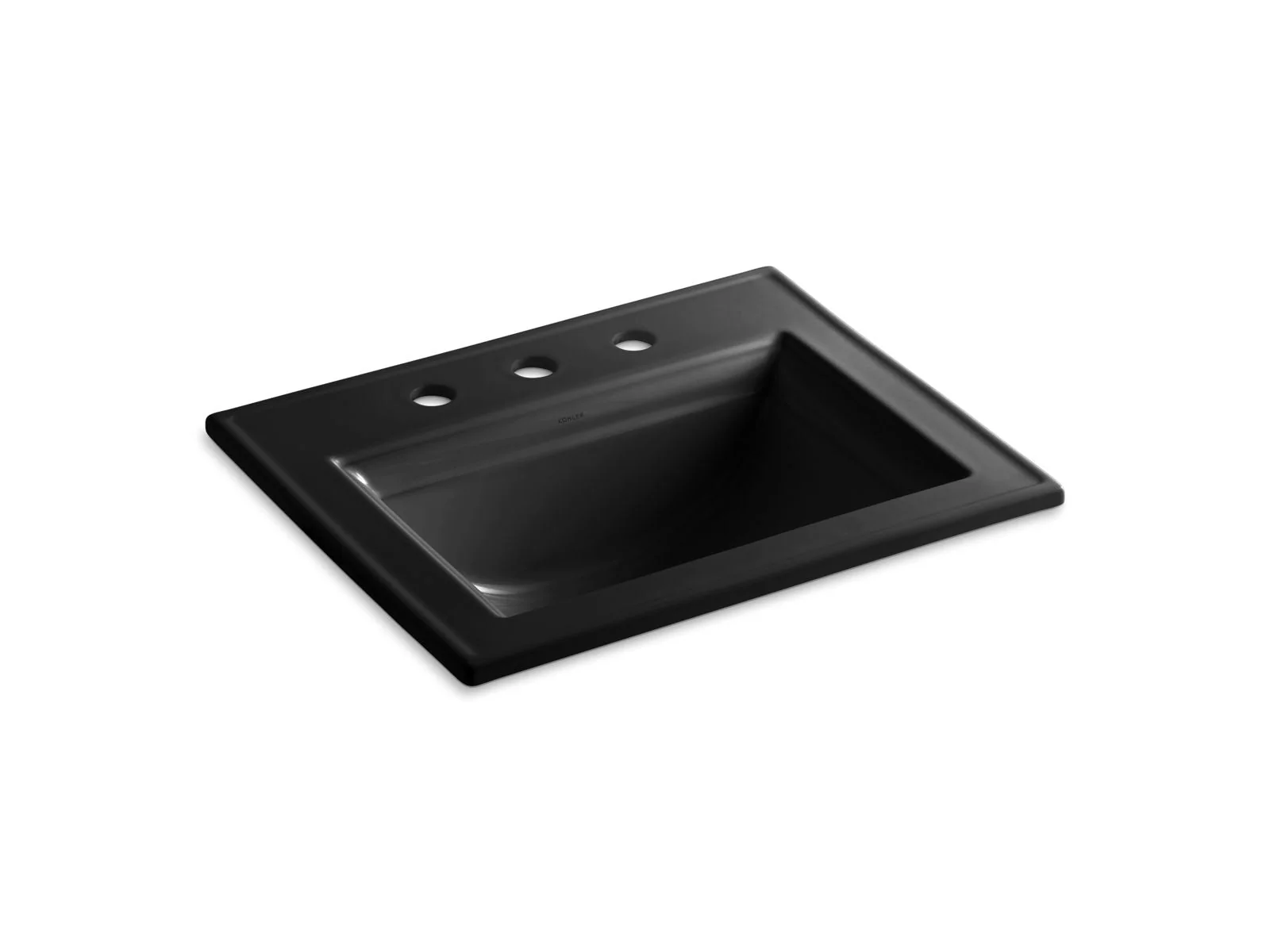 KOHLER K-2337-8 Memoirs 22-3/4" rectangular drop-in bathroom sink - Image 5