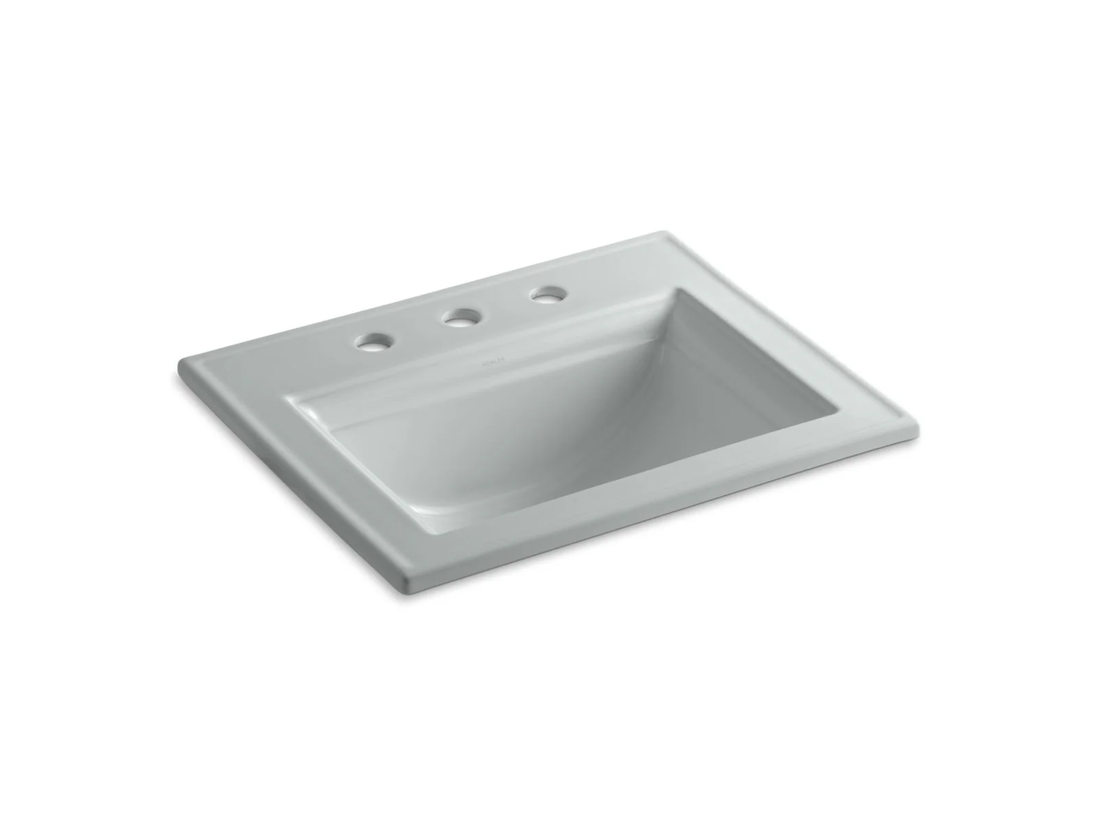 KOHLER K-2337-8 Memoirs 22-3/4" rectangular drop-in bathroom sink - Image 6