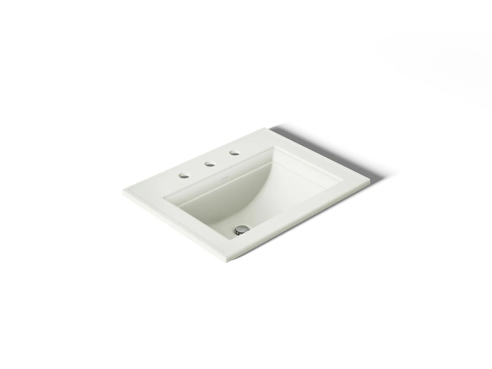 KOHLER K-2337-8 Memoirs 22-3/4" rectangular drop-in bathroom sink - Image 9