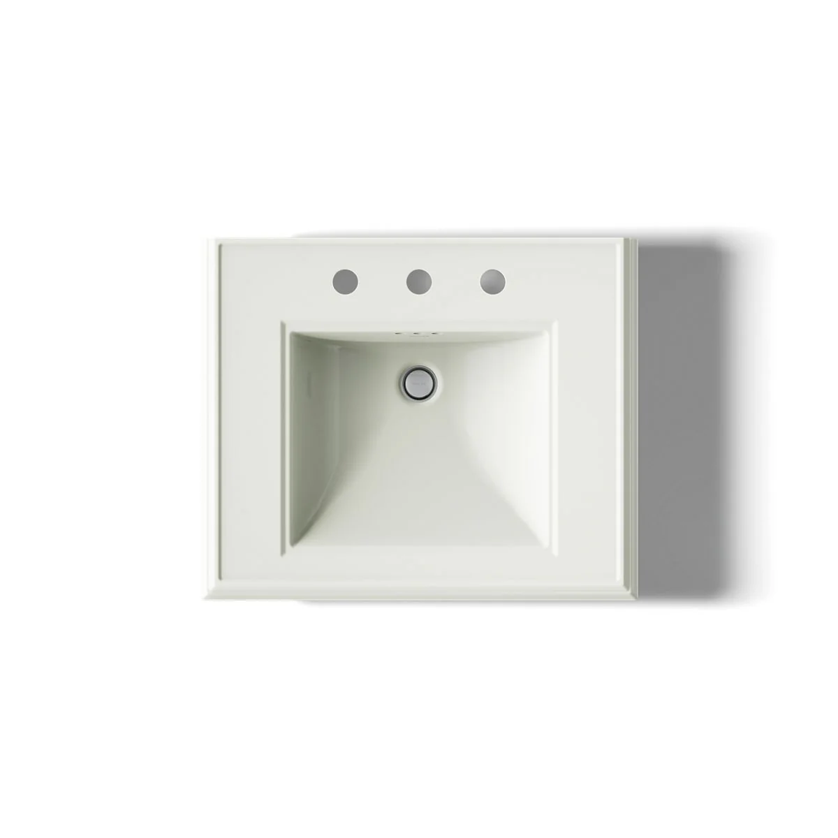 KOHLER K-2238-8 Memoirs 24-1/4" rectangular pedestal bathroom sink - Image 10