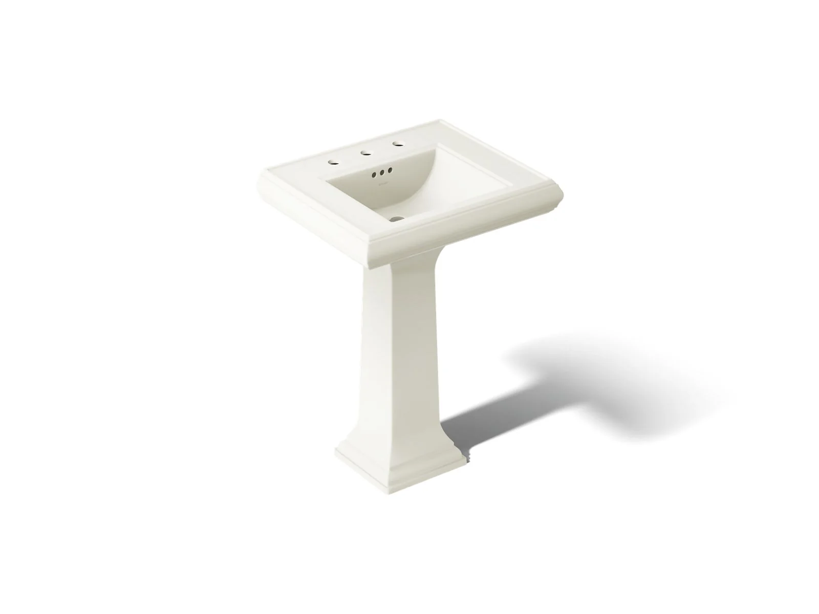 KOHLER K-2238-8 Memoirs 24-1/4" rectangular pedestal bathroom sink - Image 13