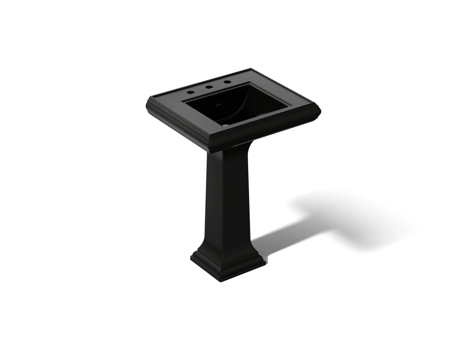 KOHLER K-2238-8 Memoirs 24-1/4" rectangular pedestal bathroom sink - Image 23