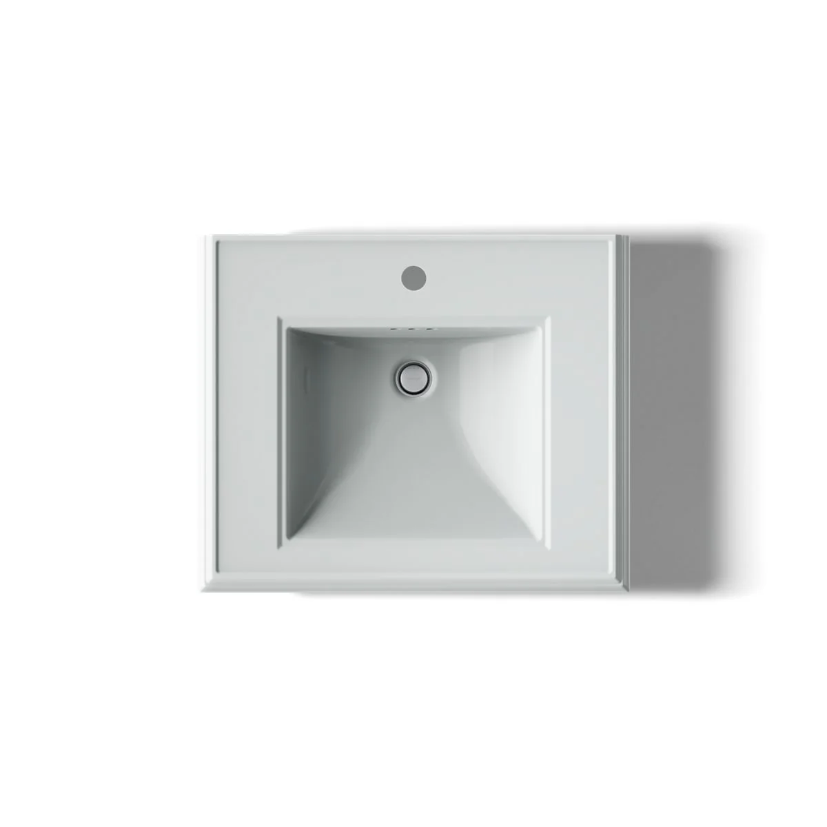 KOHLER K-2238-1 Memoirs 24-1/4" rectangular pedestal bathroom sink - Image 20