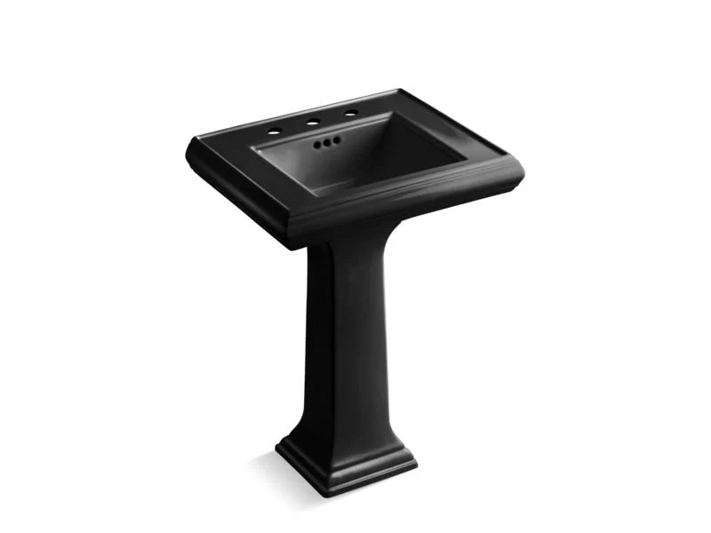 KOHLER K-2238-8 Memoirs 24-1/4" rectangular pedestal bathroom sink - Image 4