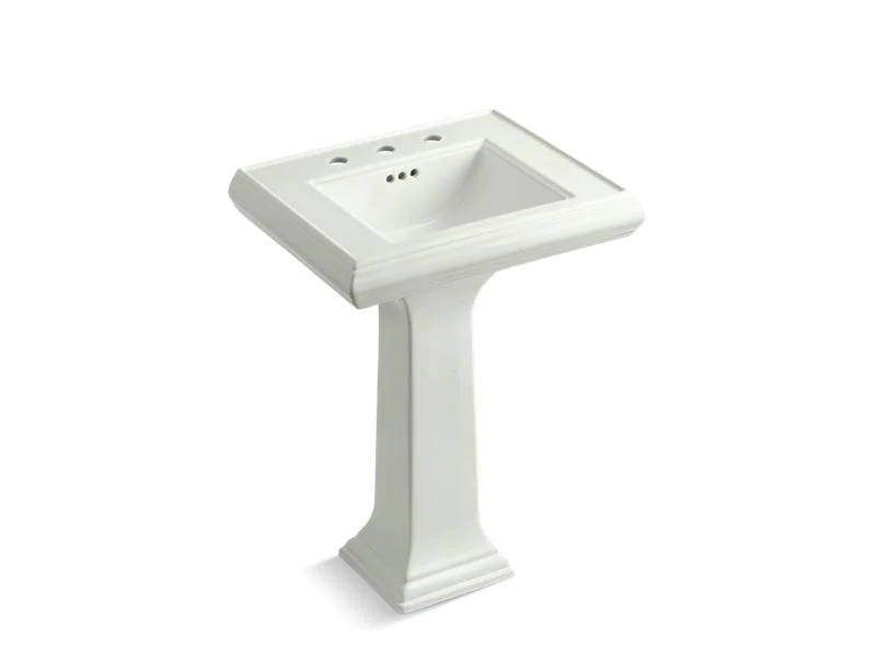 KOHLER K-2238-8 Memoirs 24-1/4" rectangular pedestal bathroom sink - Image 7