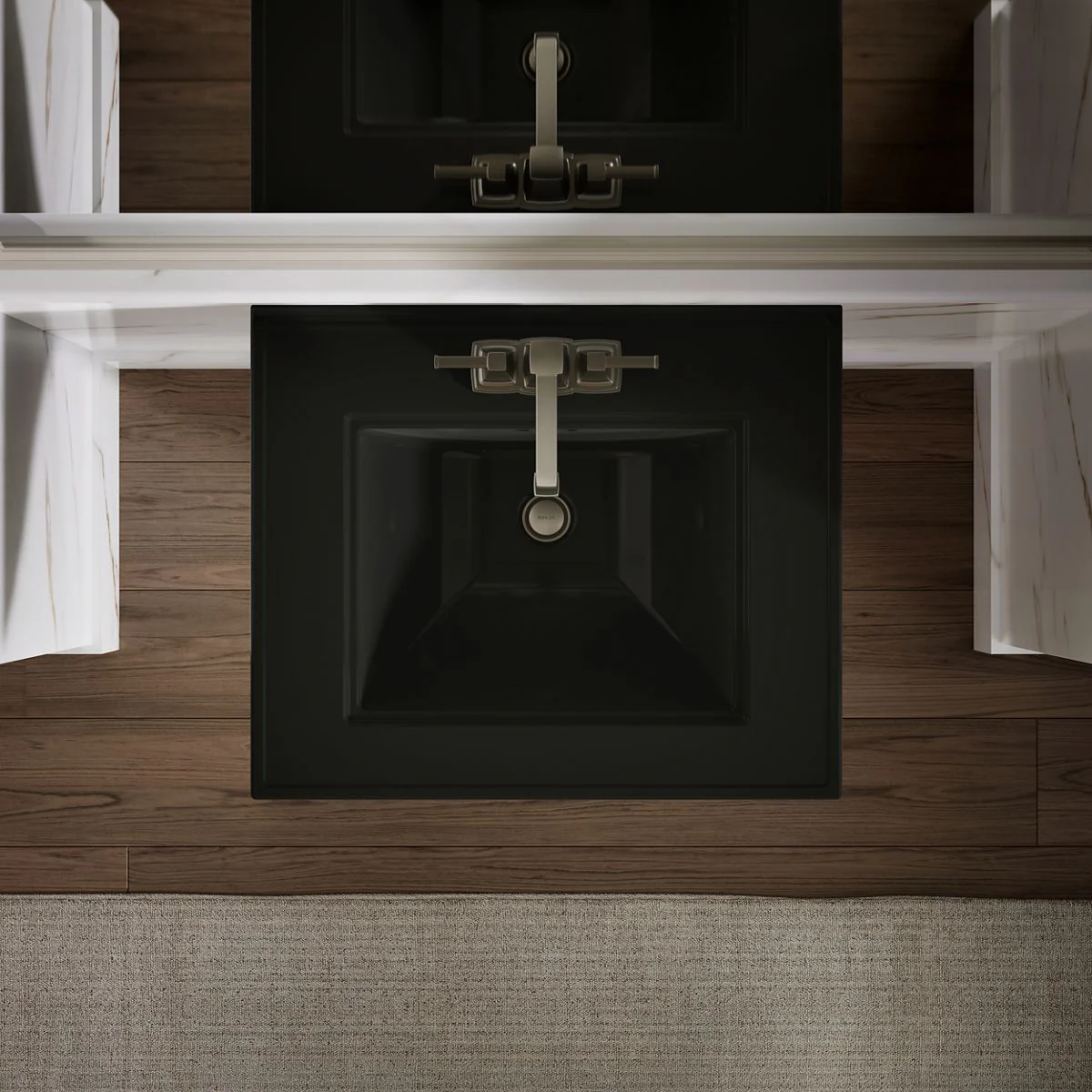KOHLER K-29999-4 Memoirs 25" pedestal/console table bathroom sink - Image 24
