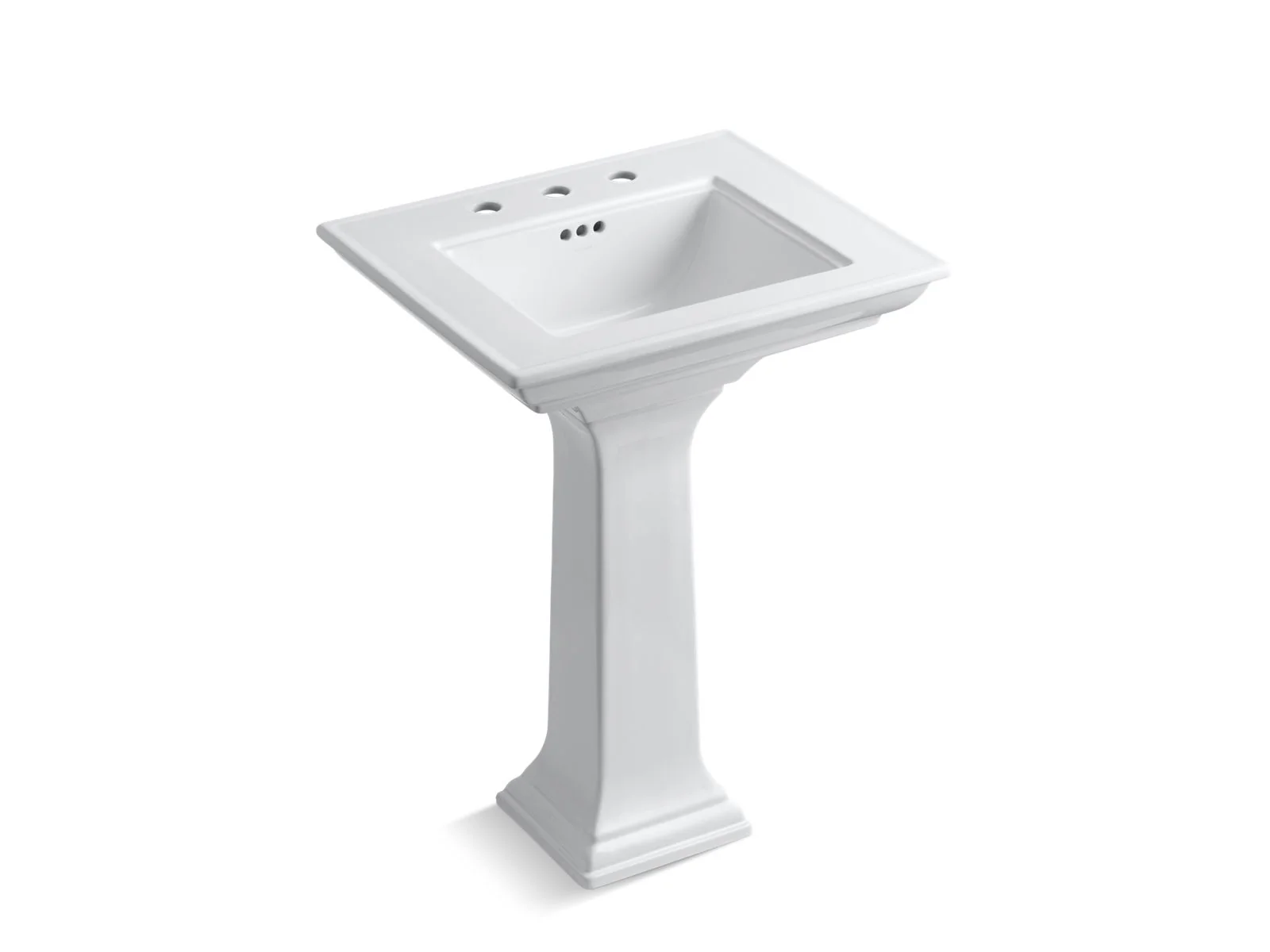 KOHLER K-2344-8 Memoirs Stately Pedestal Sink Combination with 8" Widespread