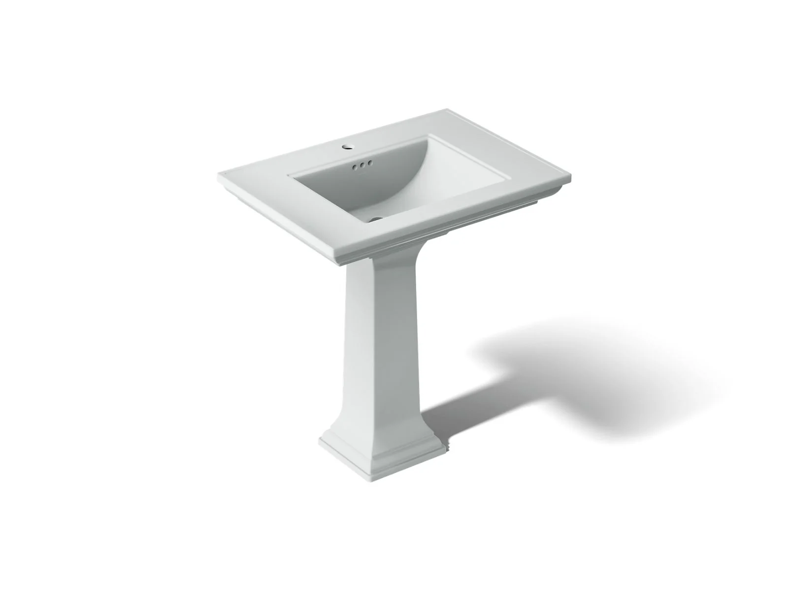 KOHLER K-2268-1 Memoirs 30-3/4" rectangular pedestal bathroom sink - Image 18