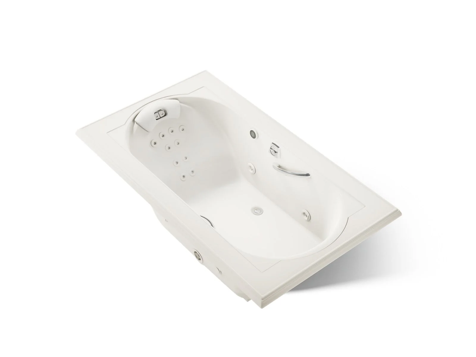 KOHLER K-1418-M Memoirs 72" x 42" drop-in heated whirlpool bath - Image 3