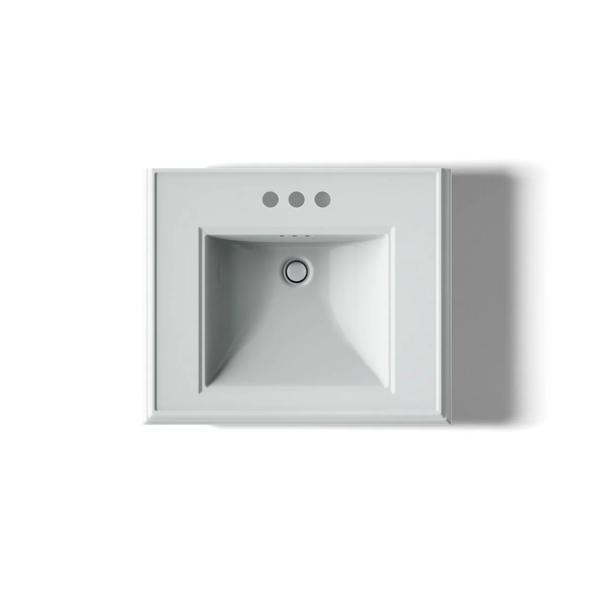 KOHLER K-2239-4 Memoirs Pedestal/console table bathroom sink basin with 4" centerset faucet holes - Image 19