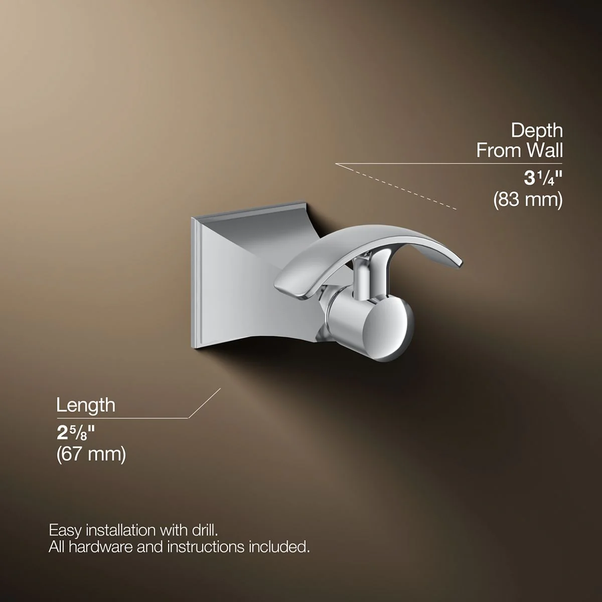 KOHLER K-492 Memoirs Robe hook - Image 18