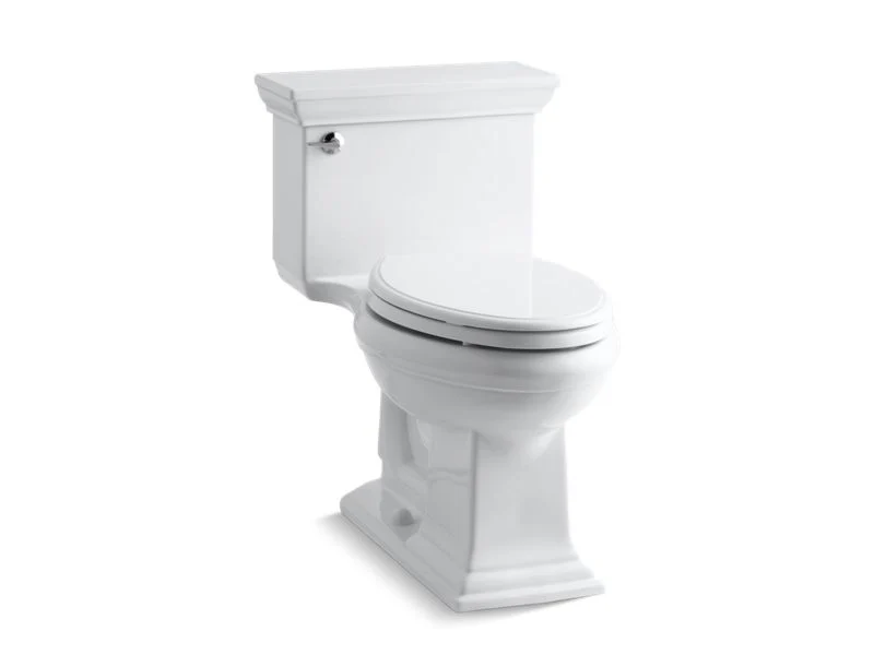 KOHLER K-3813 Memoirs Stately ComForteeight One-piece compact elongated 1.28 gpf chair height toilet with Quiet-Close seat