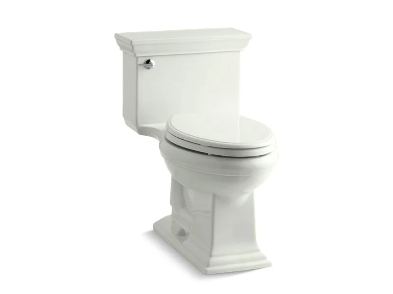 KOHLER K-3813 Memoirs Stately ComForteeight One-piece compact elongated 1.28 gpf chair height toilet with Quiet-Close seat - Image 6