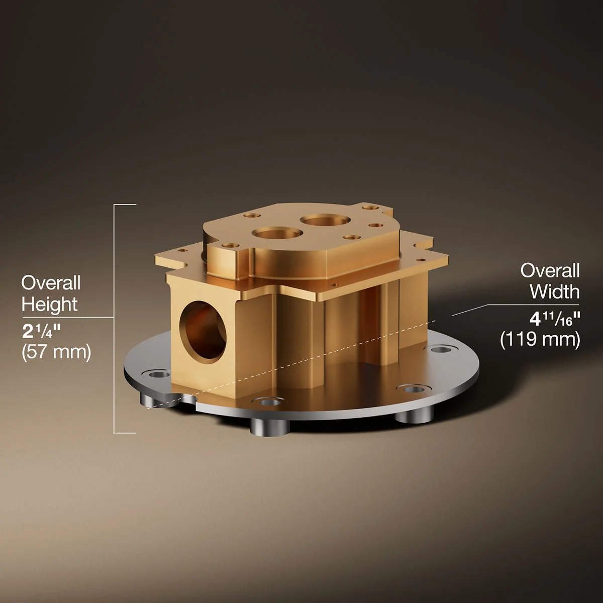KOHLER K-97342 Mounting-block for Avid bath filler - Image 6