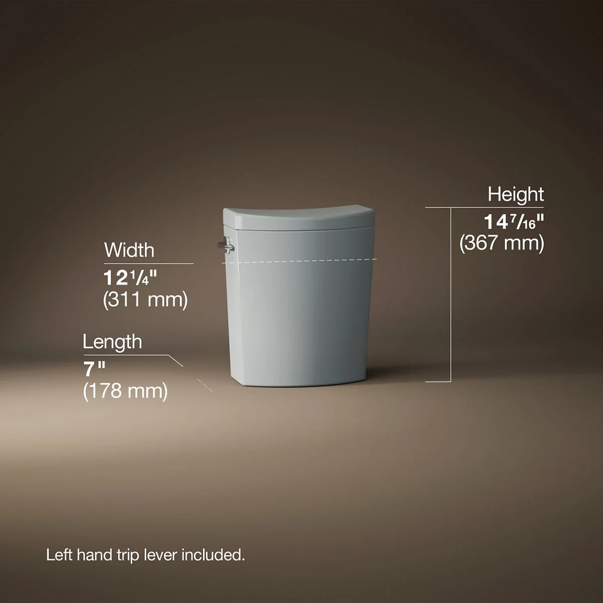 KOHLER K-19042 Persuade Toilet tank, dual-flush - Image 20