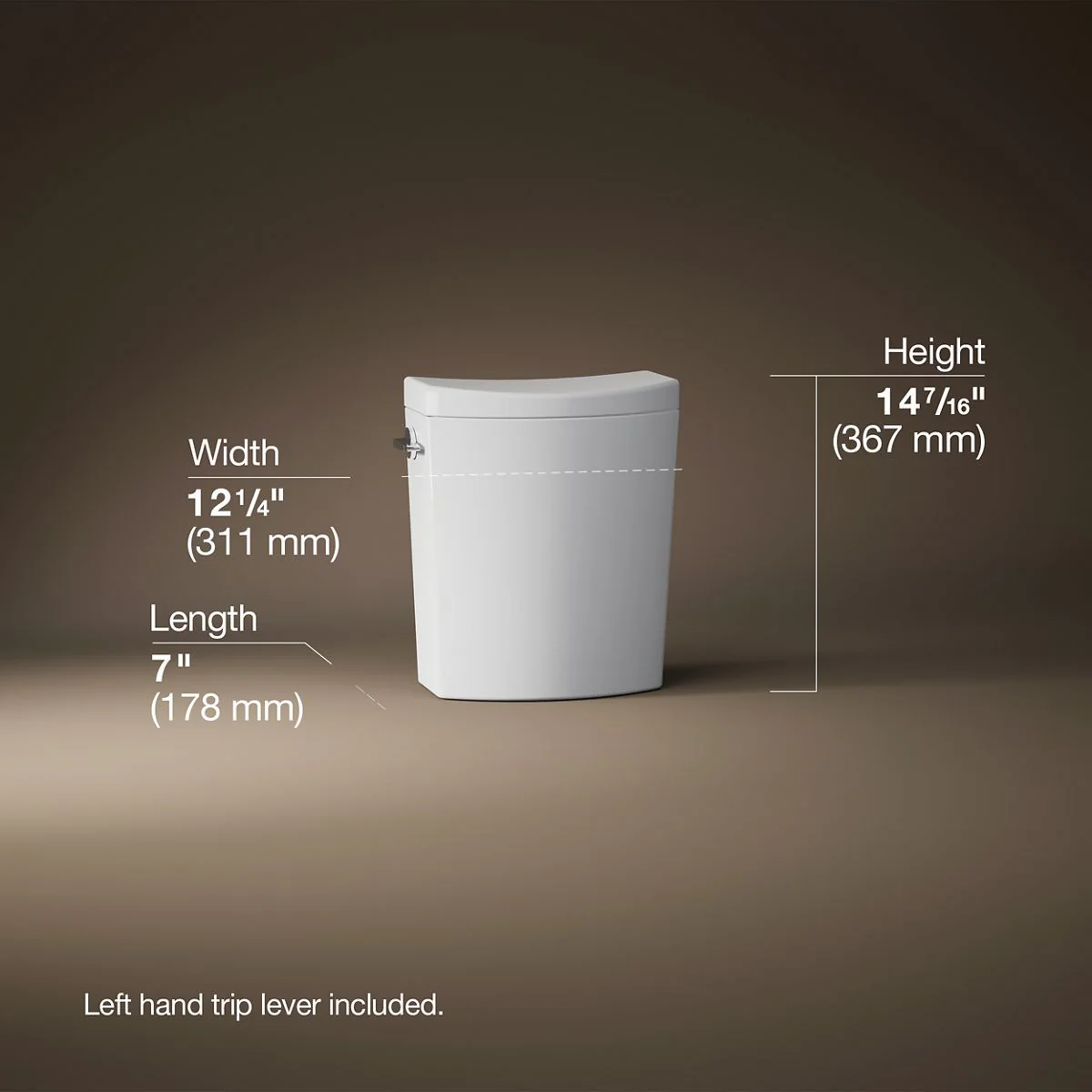 KOHLER K-19042 Persuade Toilet tank, dual-flush - Image 30