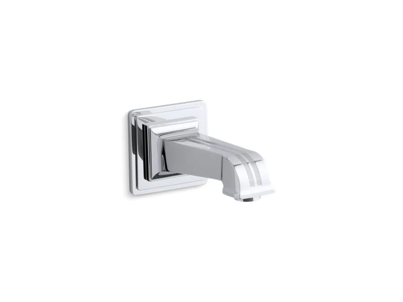 KOHLER K-13139-B Pinstripe wall-mount 6-7/8" non-diverter bath spout - Image 2